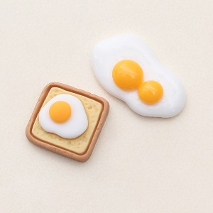 계란빵&amp;계란후라이 2종 악세사리부자재 T5629