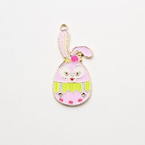 분홍 토끼 팬던트 귀걸이재료 악세사리부자재 T2546