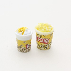 노랑 컵 팝콘 2종 악세사리부자재 T3501